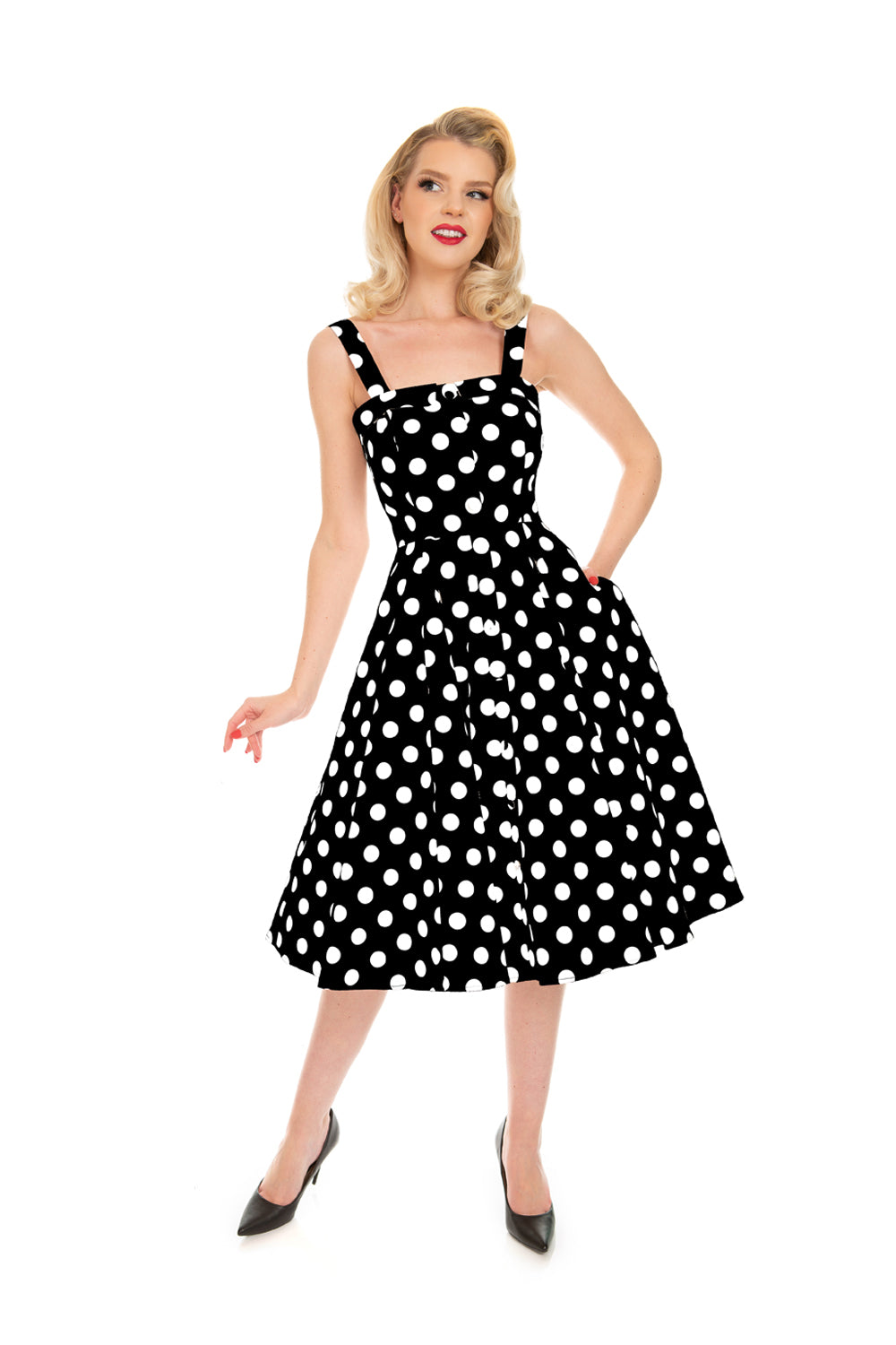 Priscila Polka Dot Dress