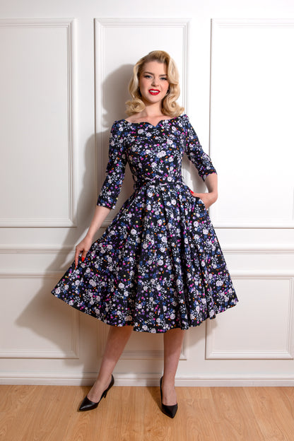 Georgia Autumn Flower Kleid