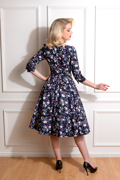 Georgia Autumn Flower Kleid