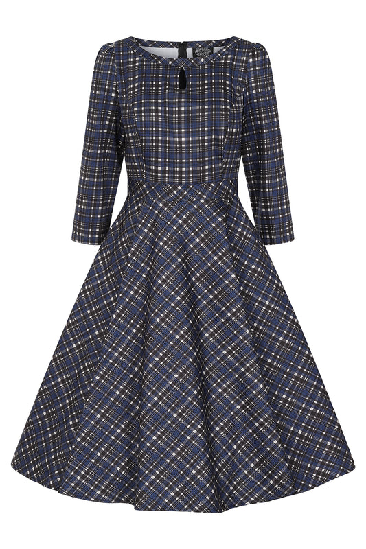 Anna Check Vintage Kleid