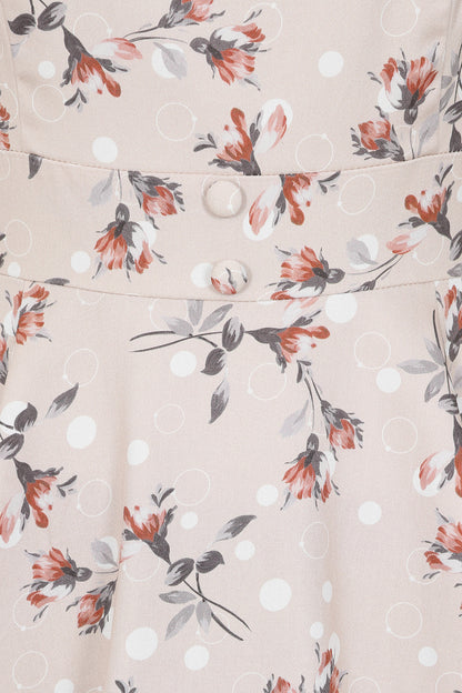 Janice Vintage Dot Kleid