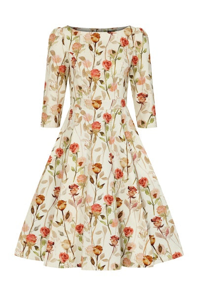 Robyn Floral Rosen-Kleid