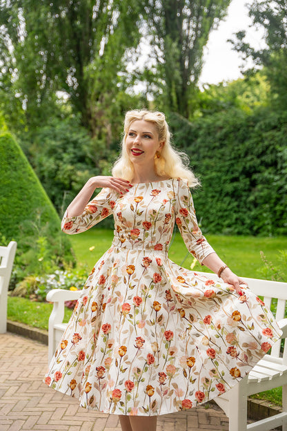 Robyn Floral Rosen-Kleid