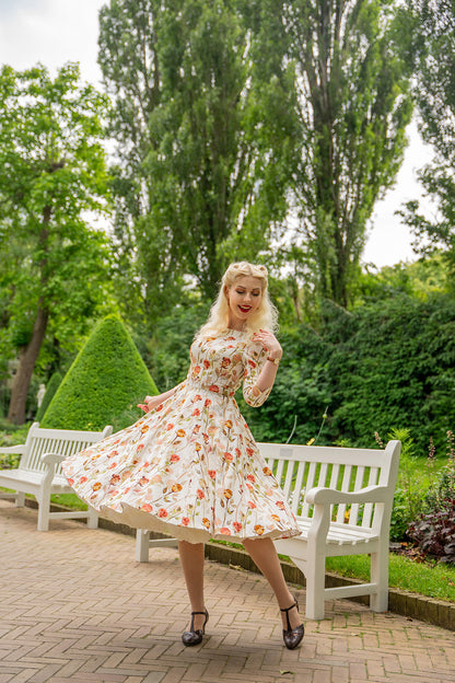 Robyn Floral Rosen-Kleid