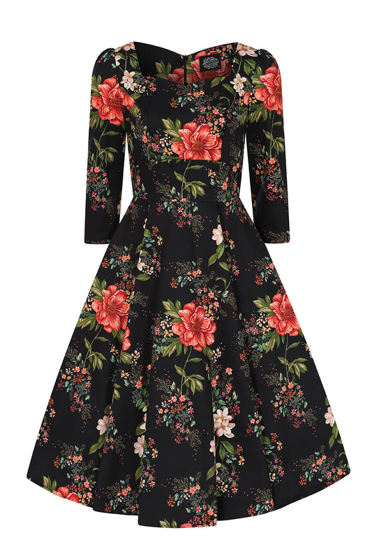 Isla Autumn Floral Dress