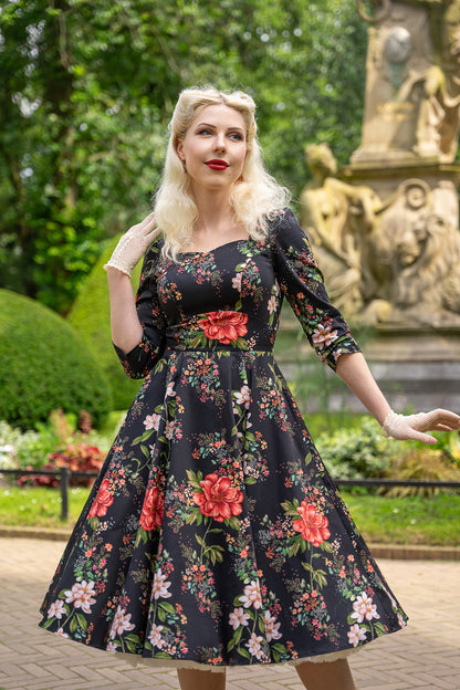 Isla Autumn Floral Dress