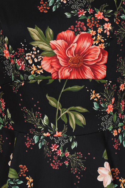 Isla Autumn Floral Dress