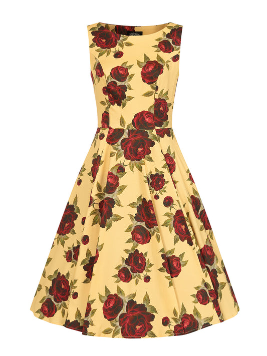 Burgundy Rose Orla Kleid