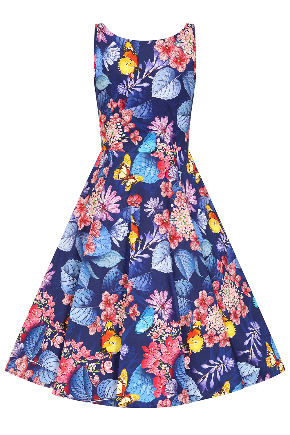 Midnight Summer Garden Dress - florales Kleid