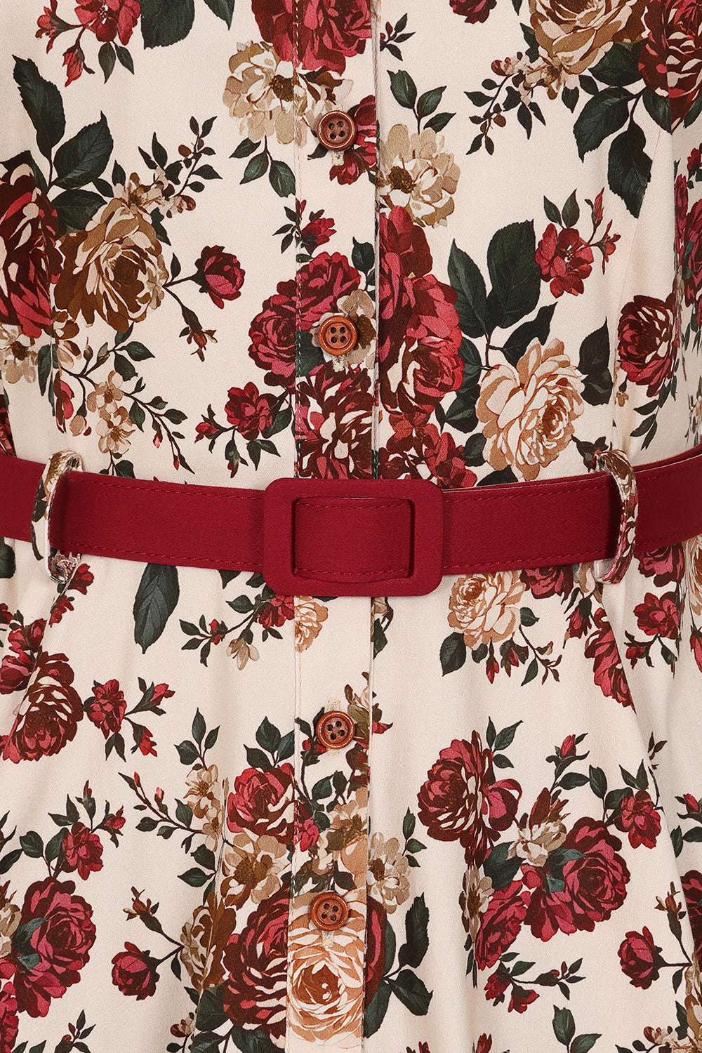 Retro Roses Dress - Vintage Kleid mit Rosen