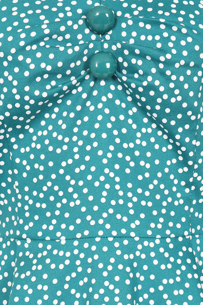Polka Dot Dolora Dress - Retro Kleid in mit mit kleinen Punkten