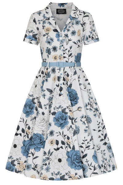 Maribel Garden Dress - 50s Retro Hemdblusenkleid