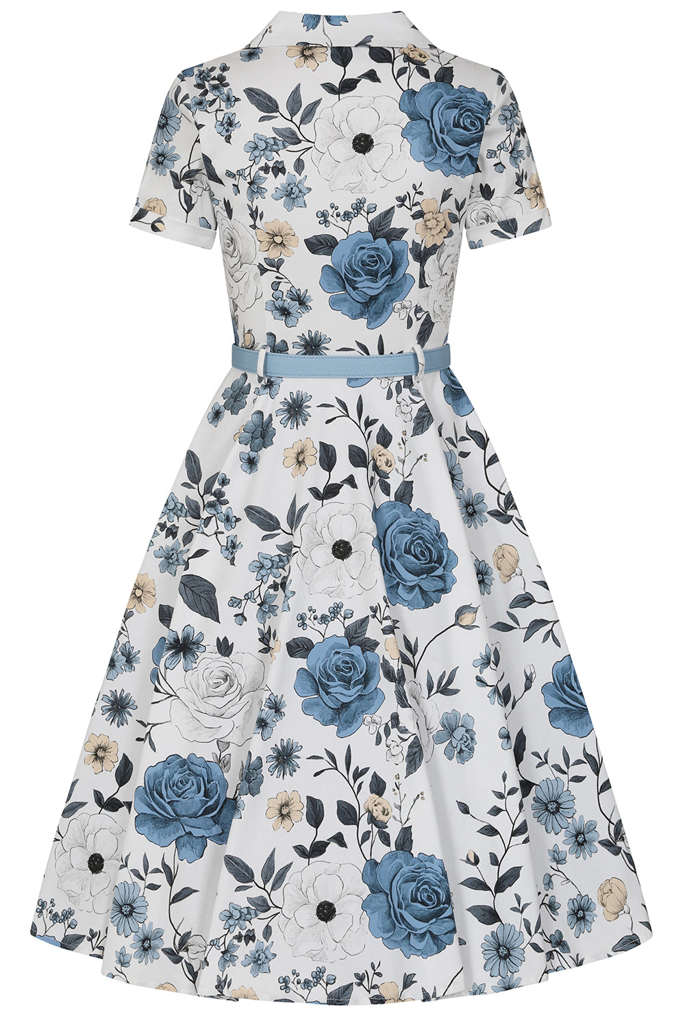 Maribel Garden Dress - 50s Retro Hemdblusenkleid