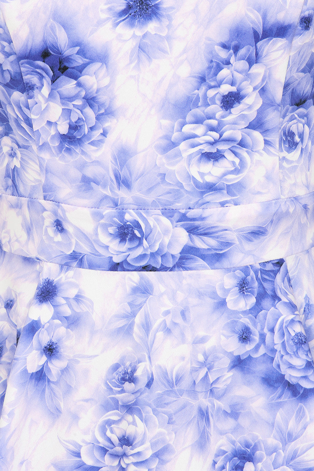 Violet Roses Dress - Retro Sommerkleid mit Rosen
