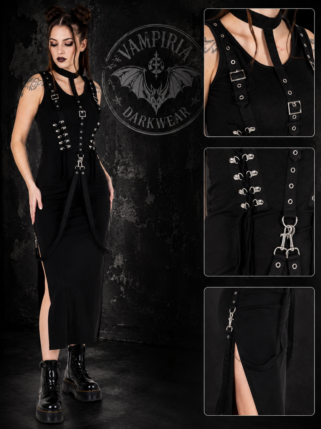 Chiara Dress - Goth Industrial Dance Kleid
