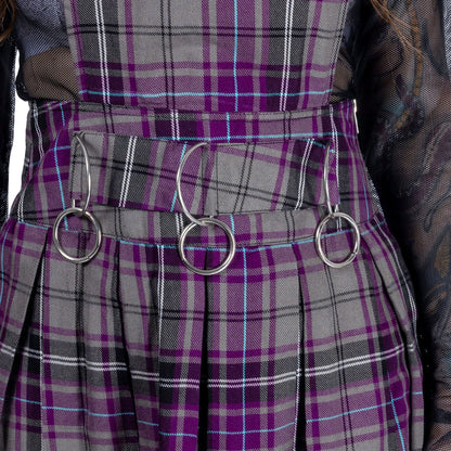 Faye Pinafore Dress purple