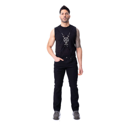 Kyson Mens 5-Pocket Gothic Jeans