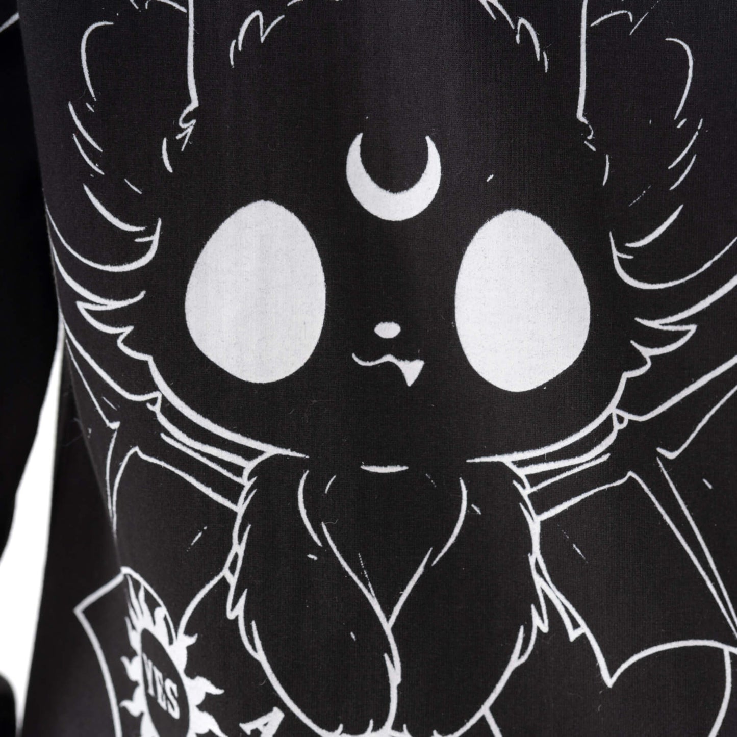 Quija Bats Hoody Jacke all over print - Kaputzenjacke mit Ohren