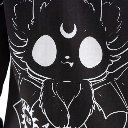 Quija Bats Hoody Jacke all over print - Kaputzenjacke mit Ohren