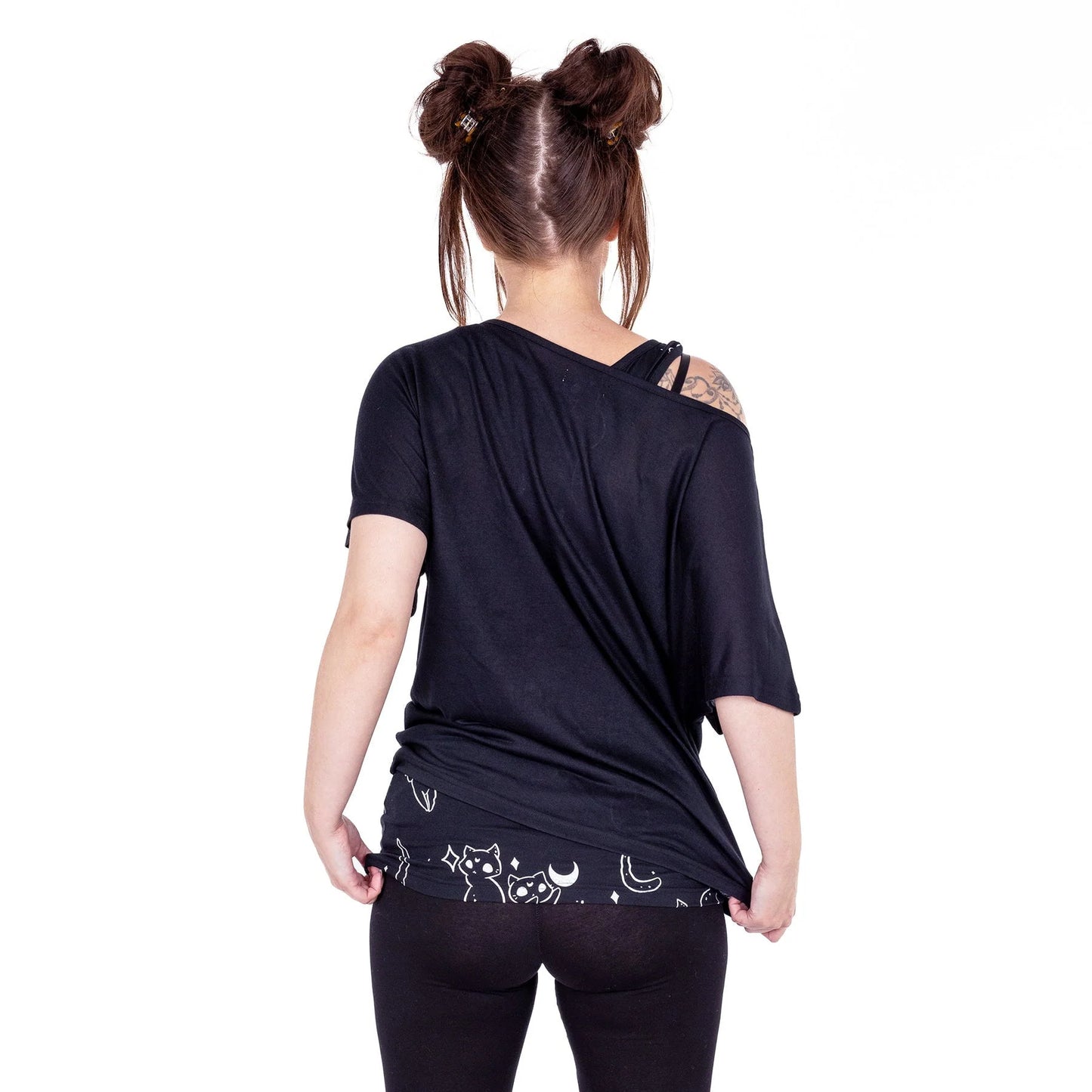 Kitty Spellbook Top, oversize 2teilig