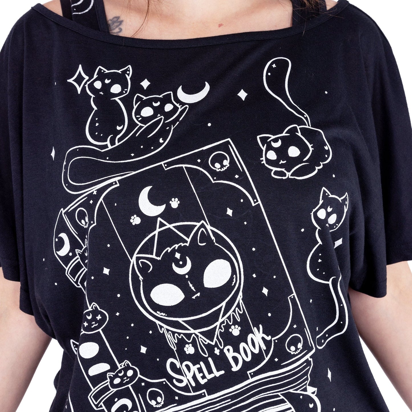 Kitty Spellbook Top, oversize 2teilig