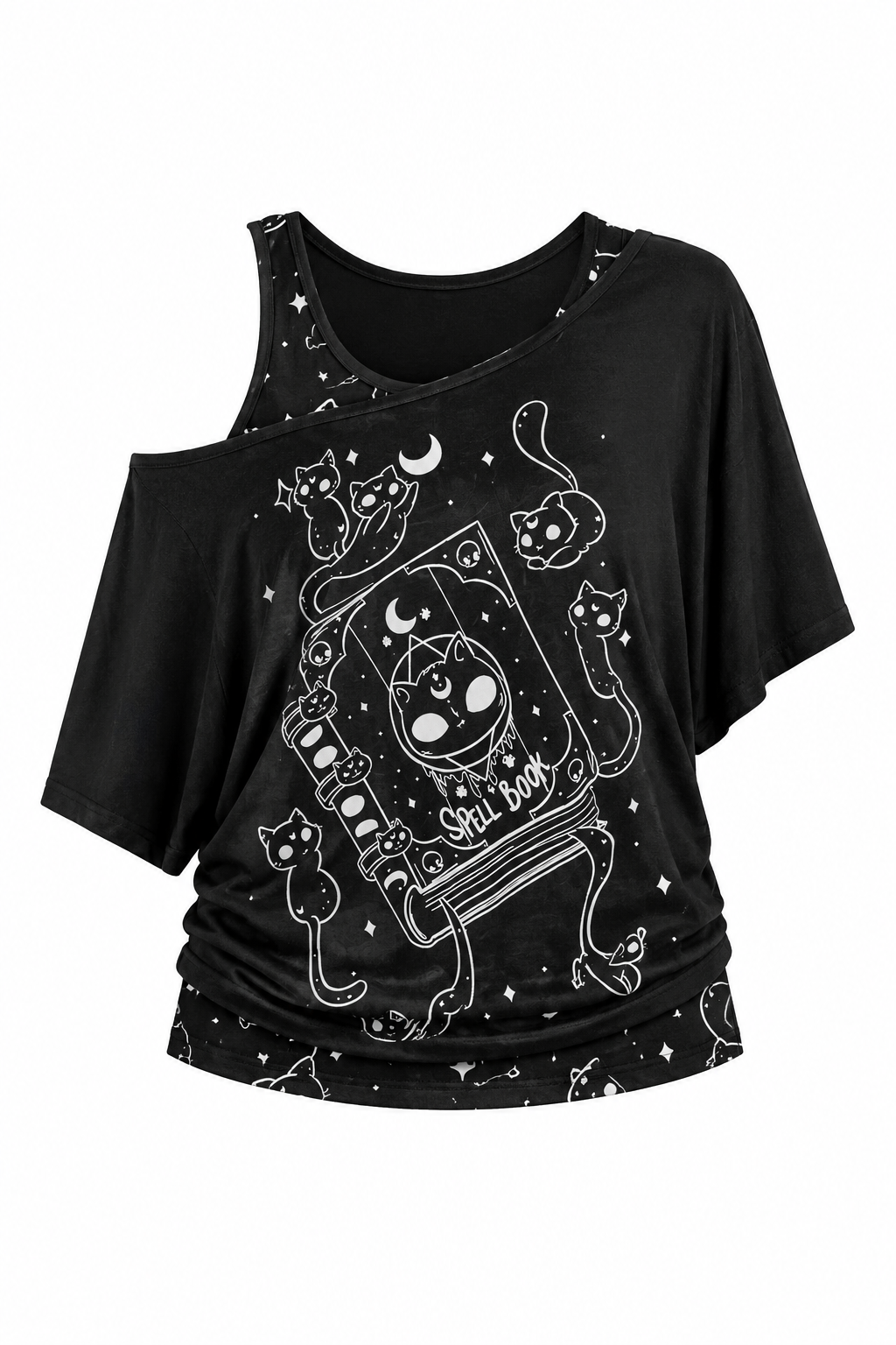 Kitty Spellbook Top, oversize 2teilig