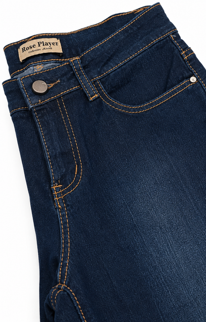 Rose Player Retro Jeans