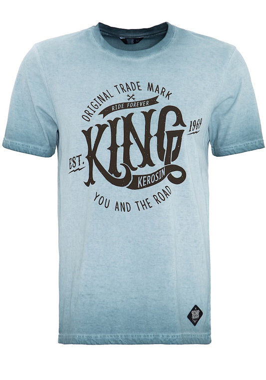 King Kerosin T-Shirt Est.1969 blau