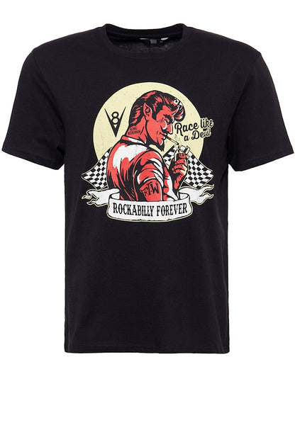King Kerosin T-Shirt Rockabilly Forever