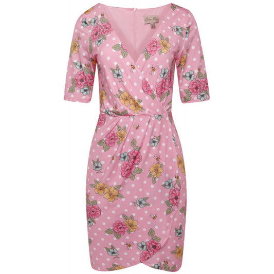 Tanya Pencil Kleid rosa