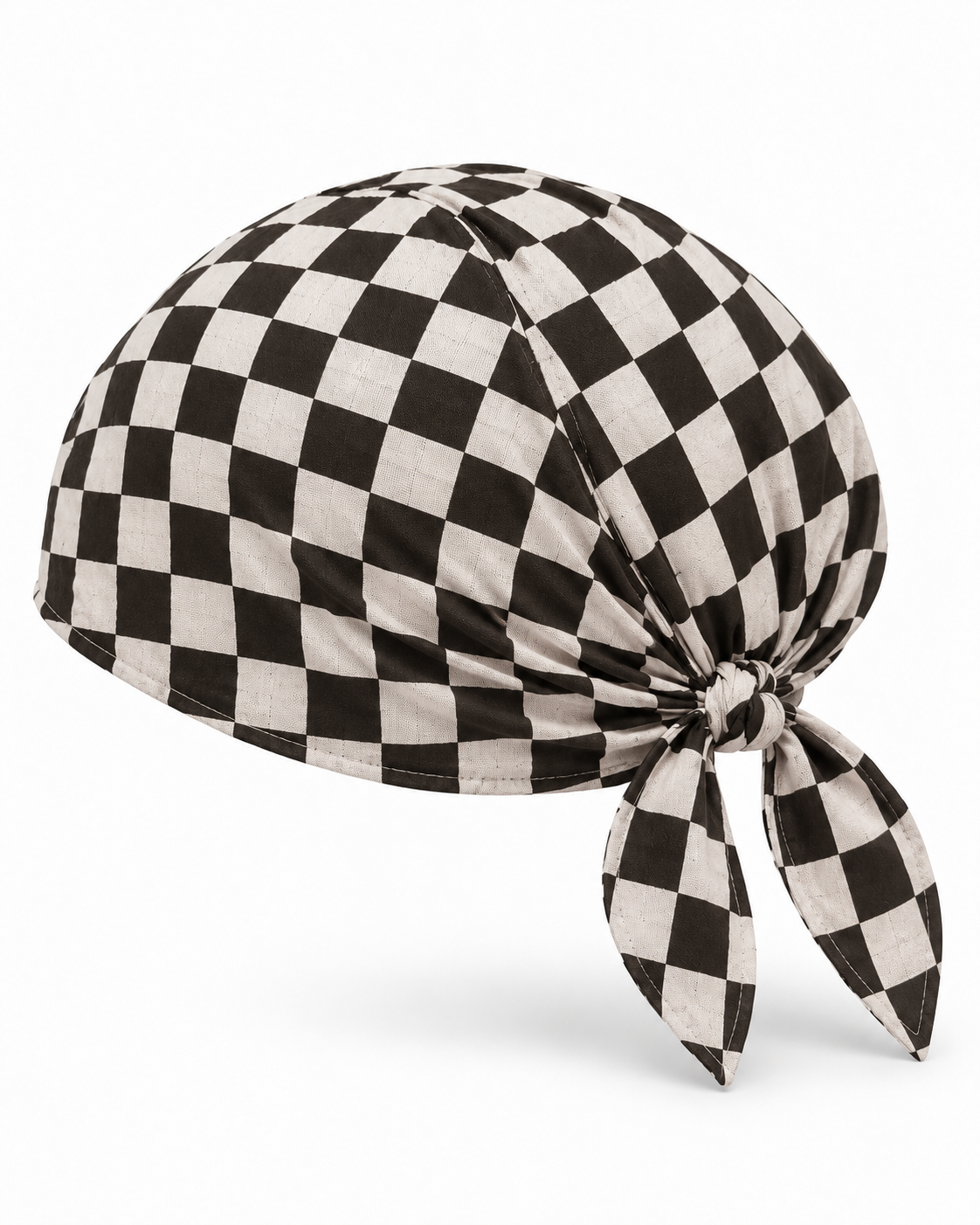 Checker on Top - Bandana-Cap mit Schachbrett-Muster