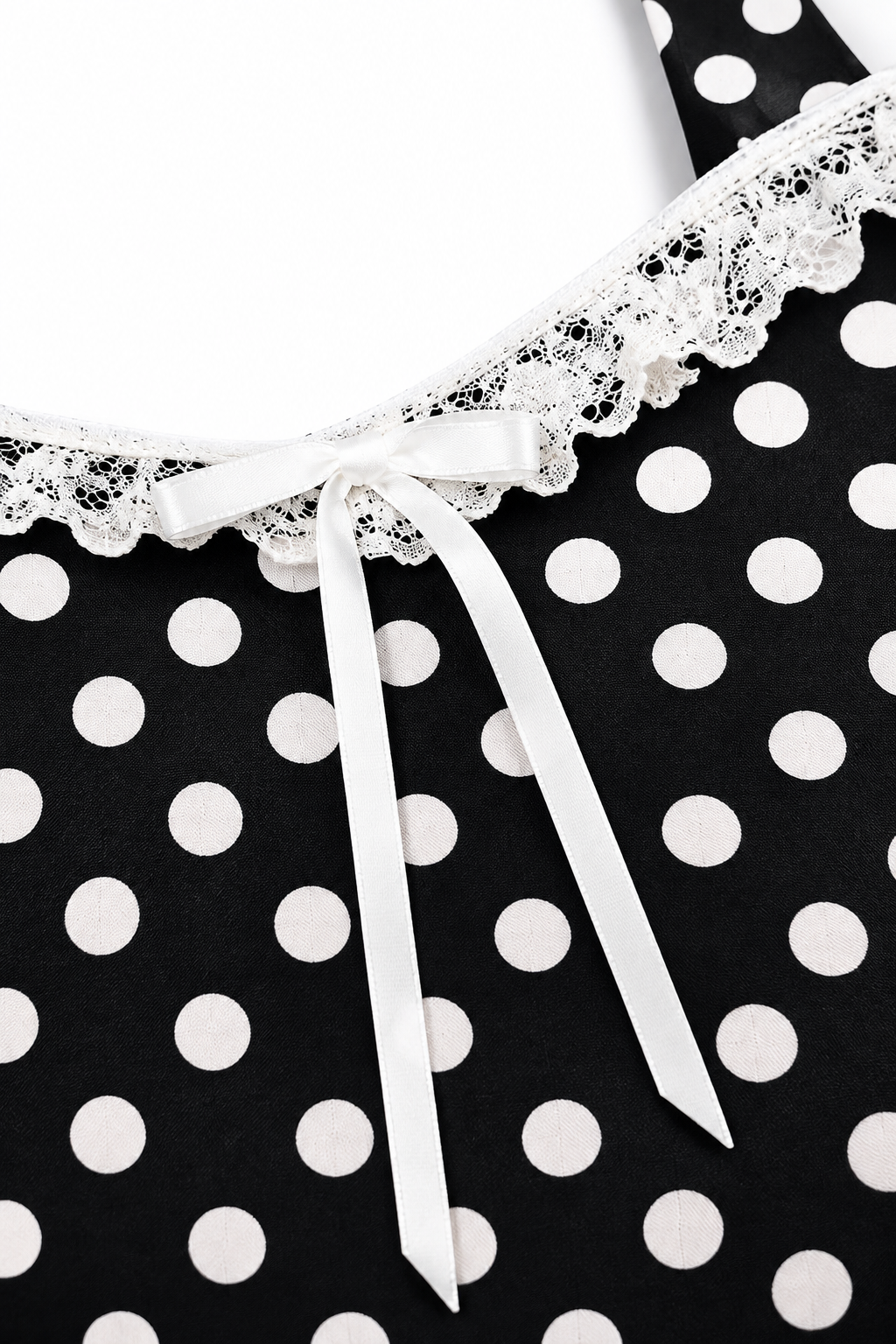 Polka Dot Korsagen-Top