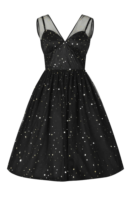 Infinity Glitter Tüll-Kleid mit Sternen