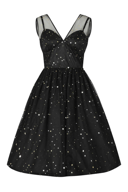 Infinity Glitter Tüll-Kleid mit Sternen