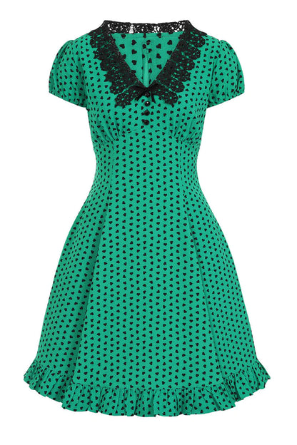 Paradisum Minikleid in grün