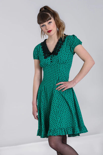 Paradisum Minikleid in grün