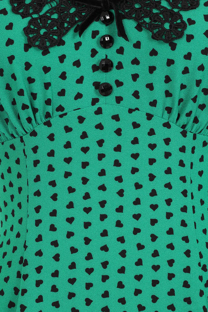 Paradisum Minikleid in grün