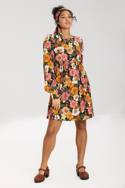 Monique 70er Minikleid