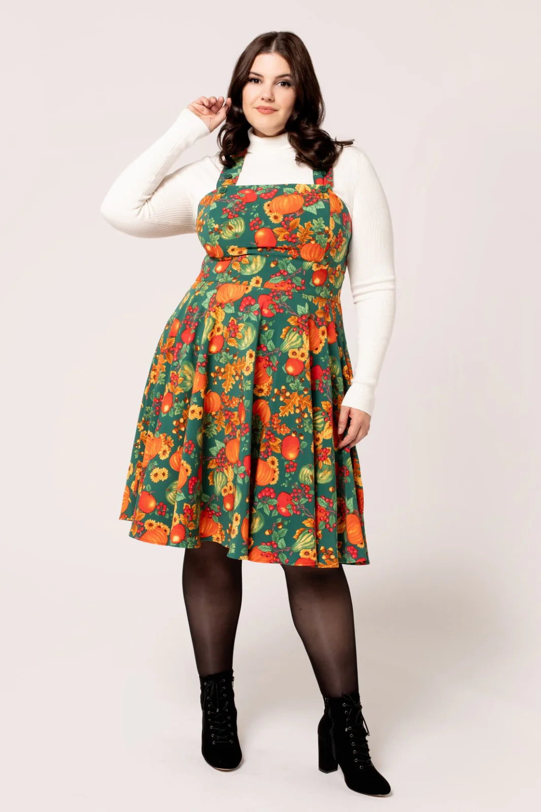 Autumn Pinafore Dress