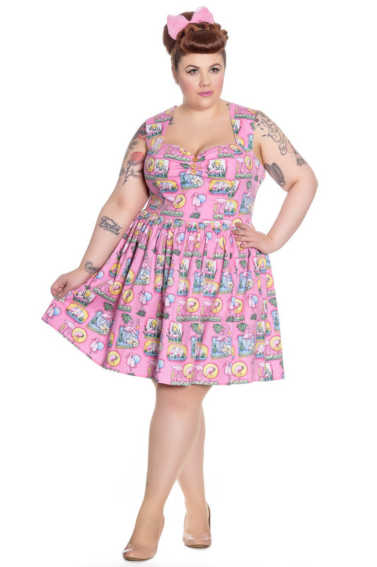 Flamingo Mini Dress