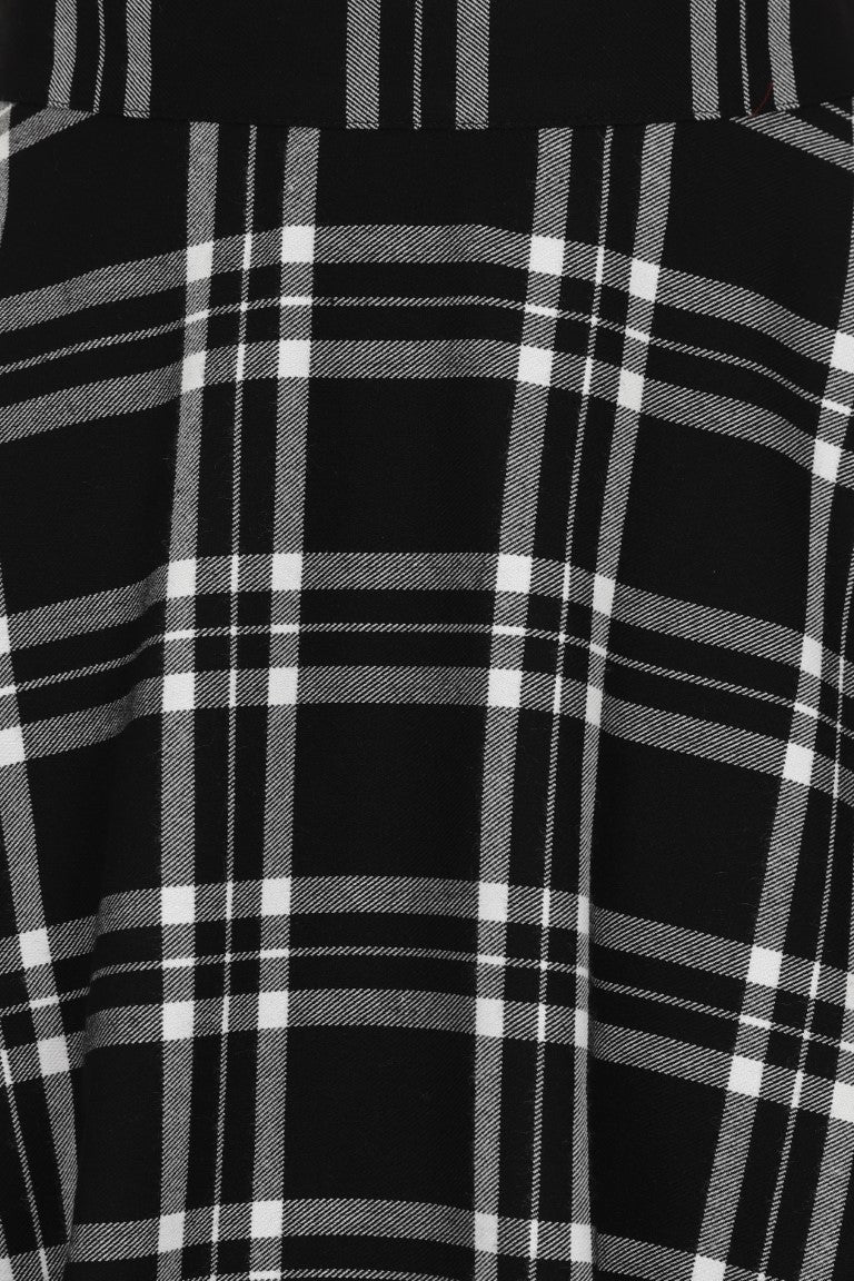 Islay Tartan Skirt schwarz-weiß