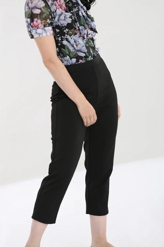 Amelie Cigarette Trousers schwarz