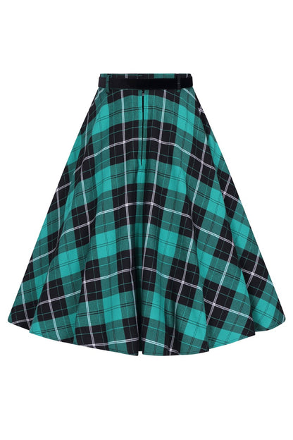 Beryl Tartan Skirt grün
