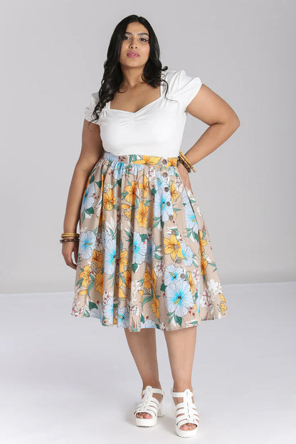 Pattaya Tropical Hibiskus Rock beige