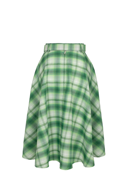Maisie Skirt grün kariert