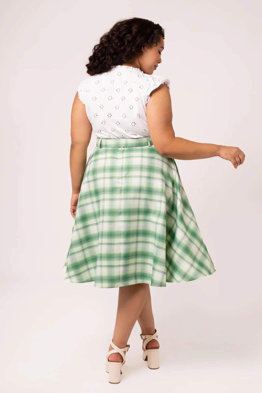 Maisie Skirt grün kariert