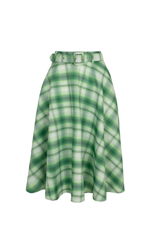 Maisie Skirt grün kariert