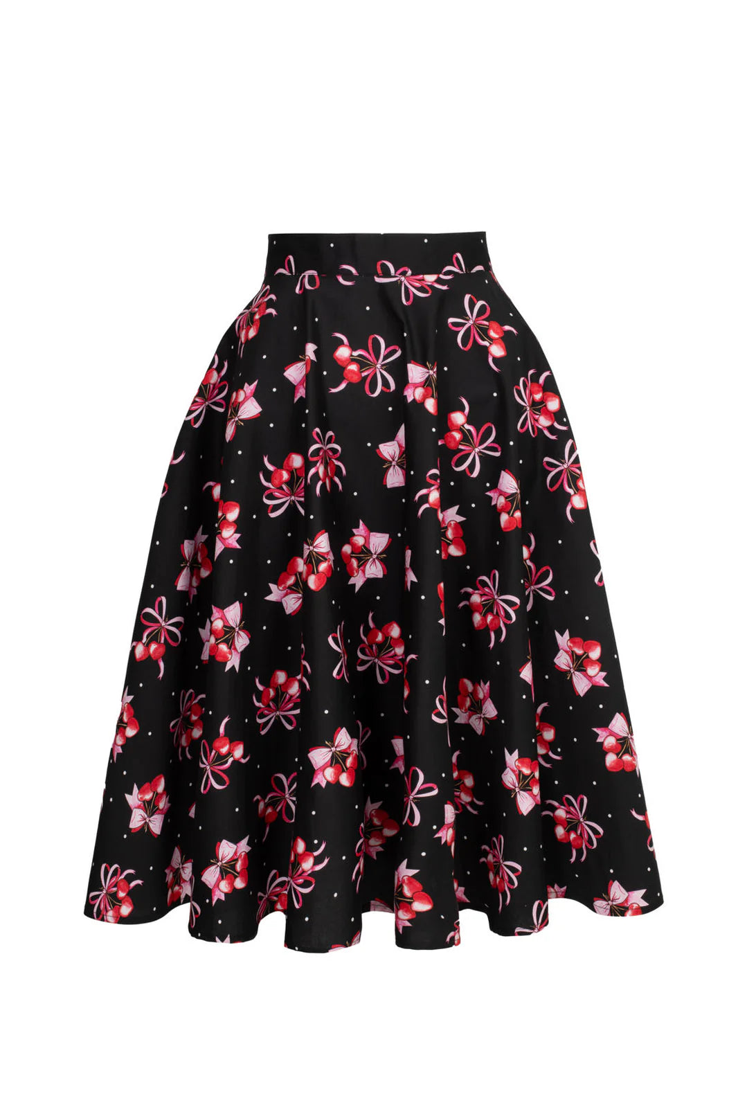 Cherilyn Skirt - Rock mit Kirschen und Schleifen