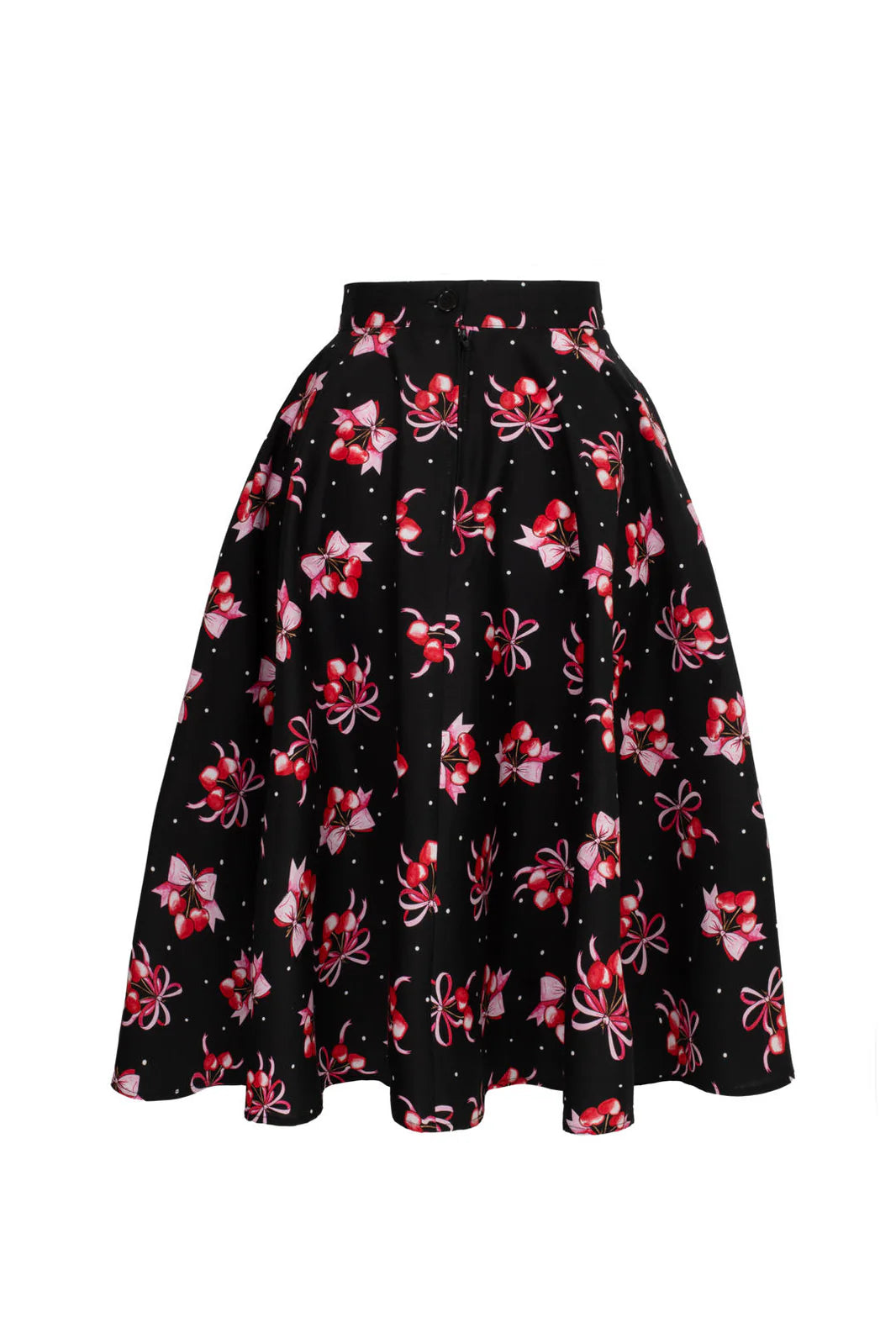 Cherilyn Skirt - Rock mit Kirschen und Schleifen