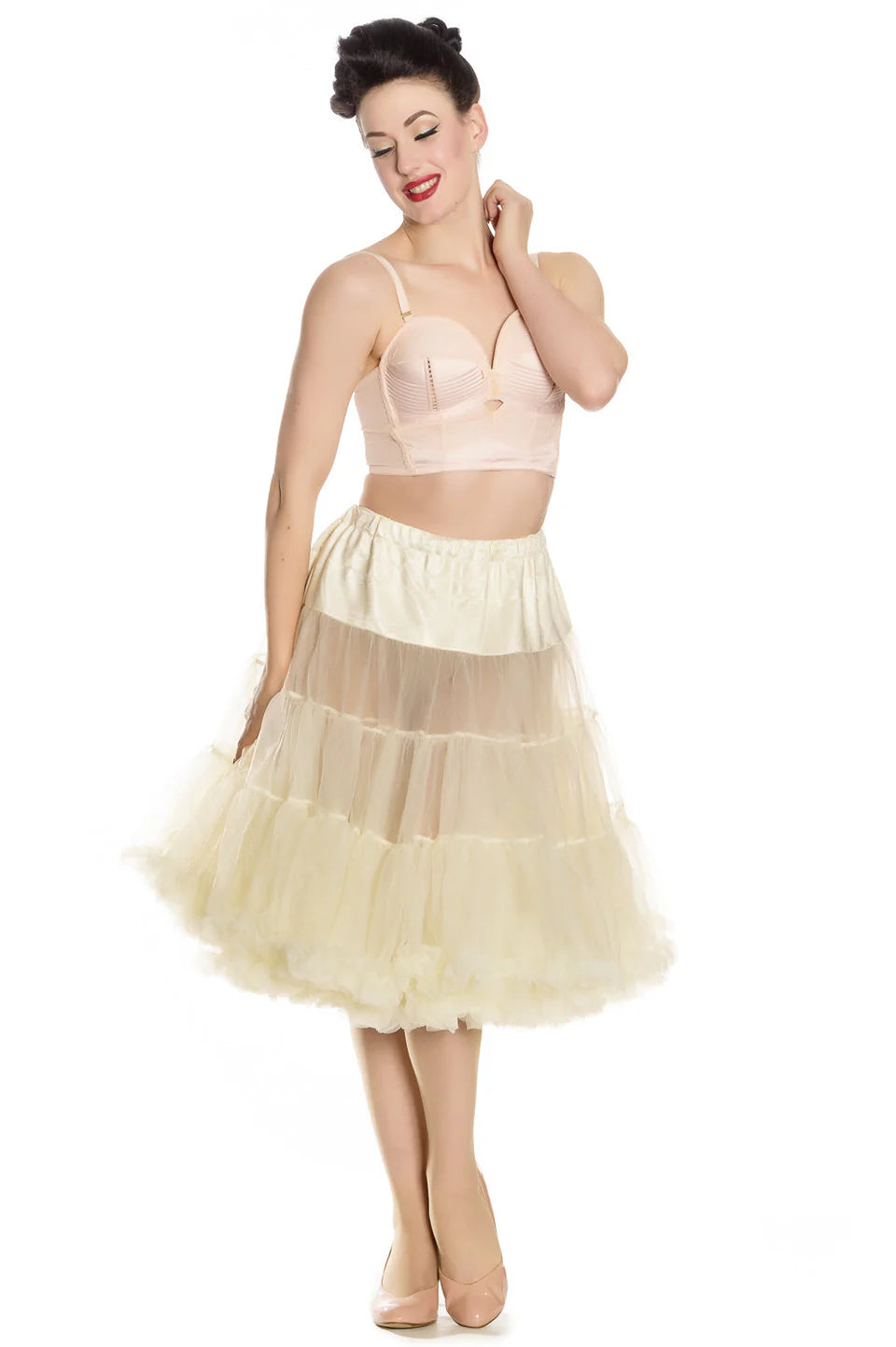 Bunny Long Petticoat ivory